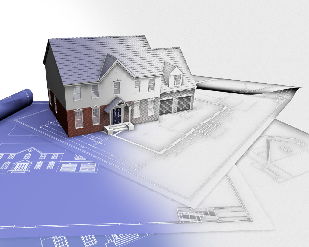 House as built